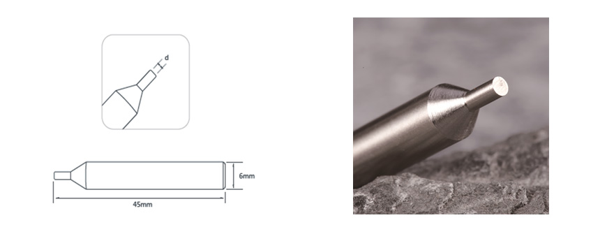 HSS tracer point for vertical mechanical key machine