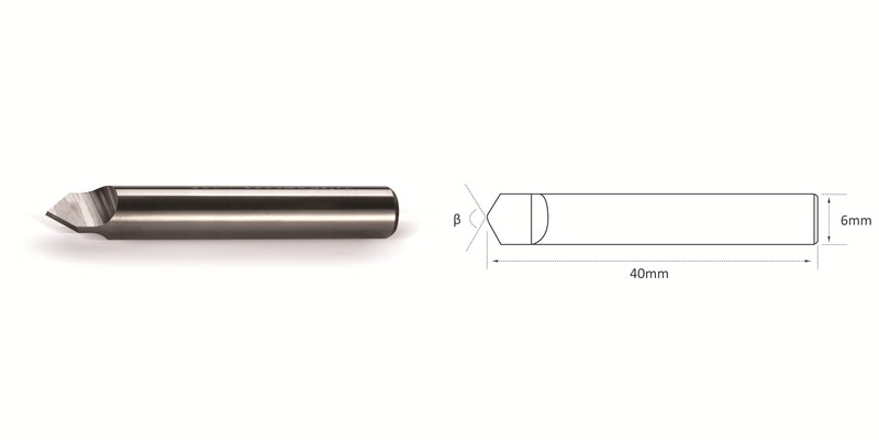 solid carbide double-side dimple cutter