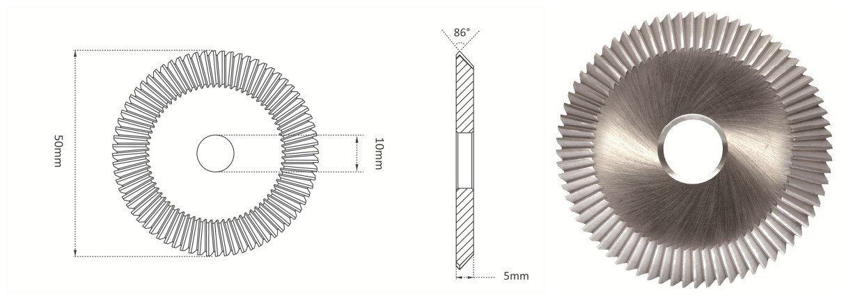 φ50x5.0xφ10x86°