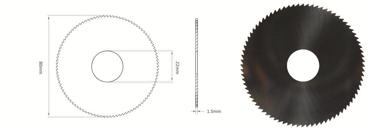 φ80x1,5xφ22