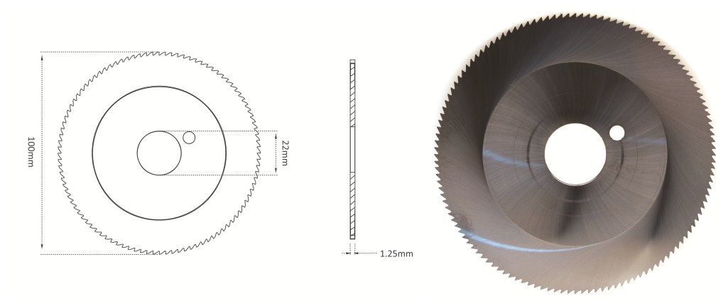 φ100x1.25xφ22