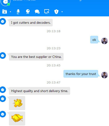 Ukraine customer said RAISE is the best supplier in china